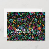 Lebensfarbe Einladungspostkarte (Vorne/Hinten)