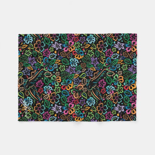 Lebensfarbe Fleecedecke (Vorderseite (Horizontal))