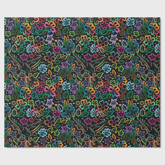 Lebensfarbe Geschenkpapier (Flach)