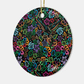 Lebensfarbe Keramik Ornament (Links)