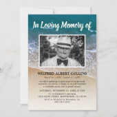 Lebensfeier | Beerdigung des Meeres Einladung (Vorderseite)