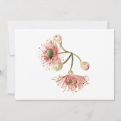 Lebensfeier | Beerdigung Eukalyptus Einladung (Rückseite)