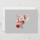 Lebensfeier | Beerdigung | Mohn Einladung (Rückseite)