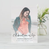 Lebensfeier | Beerdigungsauftrag Programm (Stehend Vorderseite)