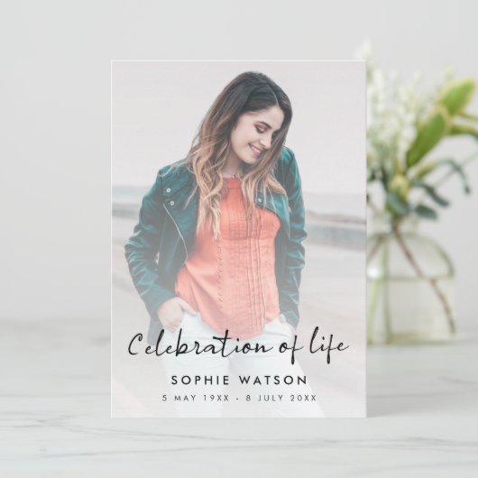 Lebensfeier | Beerdigungsauftrag Programm (Stehend Vorderseite)