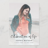 Lebensfeier | Beerdigungsauftrag Programm (Vorderseite)