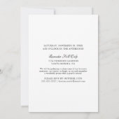 Lebensfeier | Beerdigungsbaum Einladung (Rückseite)