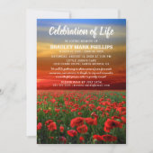 Lebensfeier | Beerdigungsopffeld Einladung (Vorderseite)