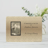 Lebensfeier, Foto, Fotografie Einladung (Stehend Vorderseite)