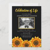 Lebensfeier | Foto zur Sonnenblume Einladung (Vorderseite)