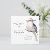 Lebensfeier für einfache Vögel Einladung (Stehend Vorderseite)