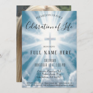 Lebensfeier - Gedenkfeier zum Foto Einladung