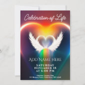 Lebensfeier - Gedenkfeier zum Foto Einladung (Vorderseite)