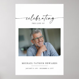 Lebensfeier | Gedenkfeierliches Foto Poster