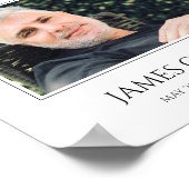 Lebensfeier mit Beerdigung des Fotos Poster (Ecke)