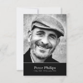 Lebensfeier mit Foto 1 Einladung (Vorderseite)