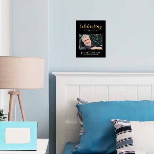 Lebensfeier mit Foto-Gedenkfeier Foliendrucke (In Situ (Schlafzimmer))