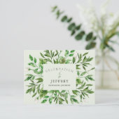 Lebensfeier nach Verlust der Ansammlung Postkarte (Stehend Vorderseite)