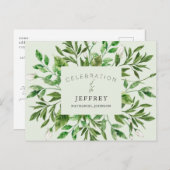 Lebensfeier nach Verlust der Ansammlung Postkarte (Vorne/Hinten)