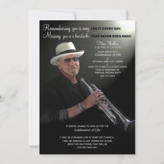 Lebensfeier Save The Date (Vorderseite)