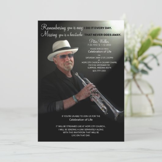 Lebensfeier Save The Date (Stehend Vorderseite)