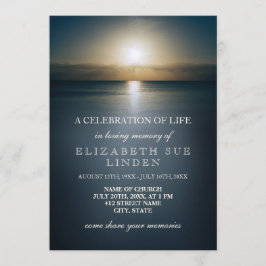 Lebensfeier| Sonne über dem Ozean Einladung