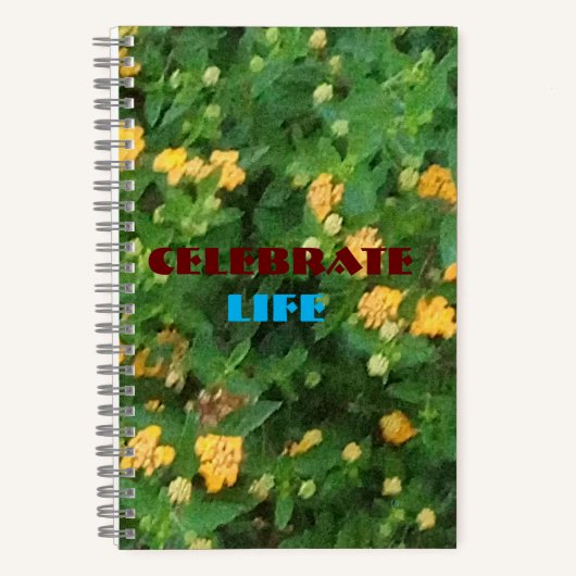 Lebensfeierspirale Notizblock (Vorderseite)