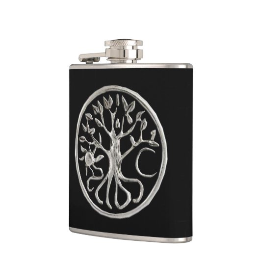 Lebensflasche Flachmann (Links)