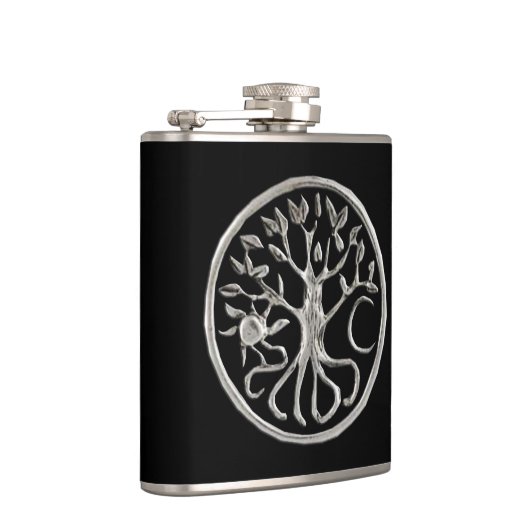 Lebensflasche Flachmann (Rechts)