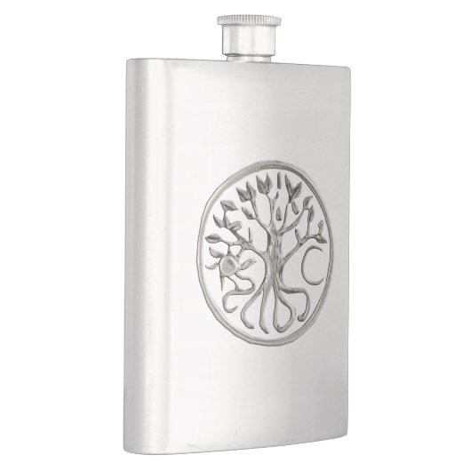 Lebensflasche Flachmann (Rechts)