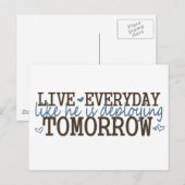 lebensfördernd postkarte (Vorne/Hinten)