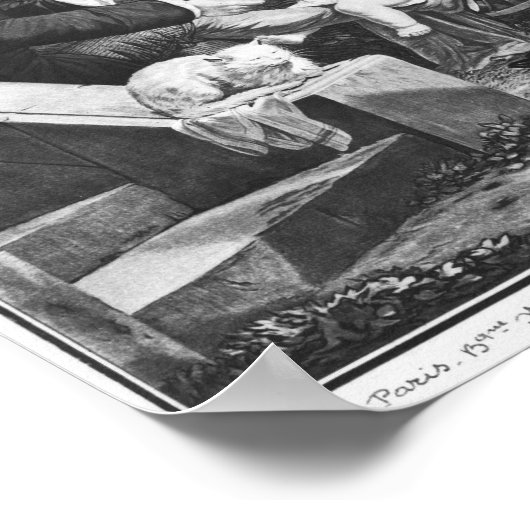 Lebensfreude des Vaters, c.1797 Poster (Ecke)