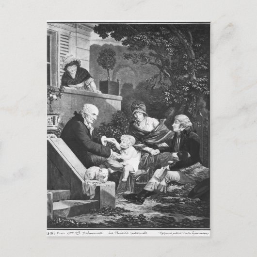 Lebensfreude des Vaters, c.1797 Postkarte (Vorderseite)