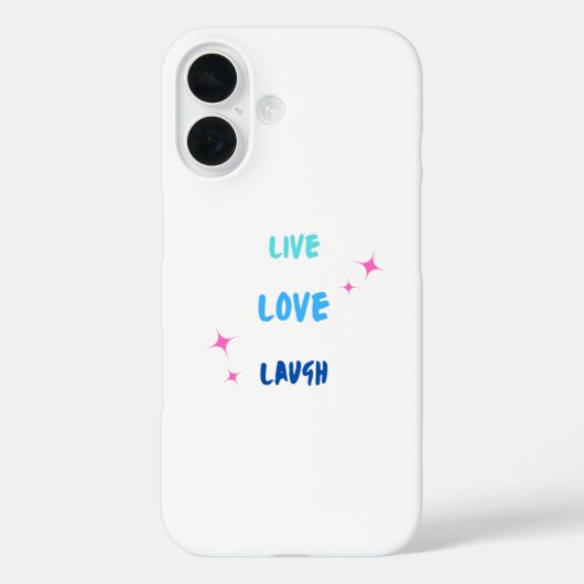 Lebensfreude Handyhülle. Case-Mate iPhone Hülle (Rückseite)