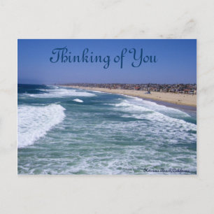 Lebensfreude - Hermosa Beach California Postkarte