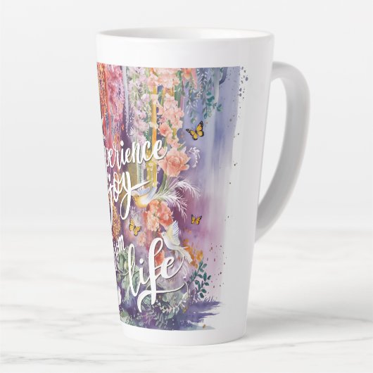 Lebensfreude Milchtasse (Rechte Ecke)