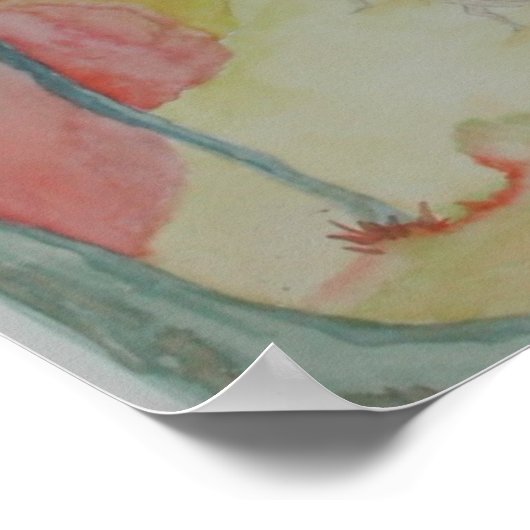 Lebensfreude (nach Matisse) Poster (Ecke)