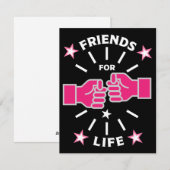 Lebensfreunde Feiertagskarte (Vorne/Hinten)