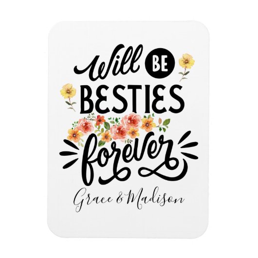 Lebensfreunde für ein ewiges Geschenk Magnet (Vertikal)