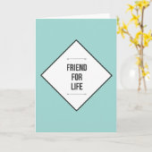 Lebensfreunde Karte (Gelbe Blume)