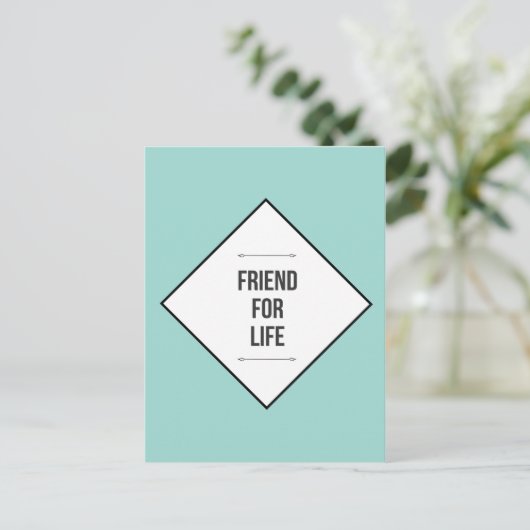 Lebensfreunde Postkarte (Stehend Vorderseite)