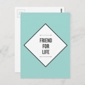 Lebensfreunde Postkarte (Vorne/Hinten)