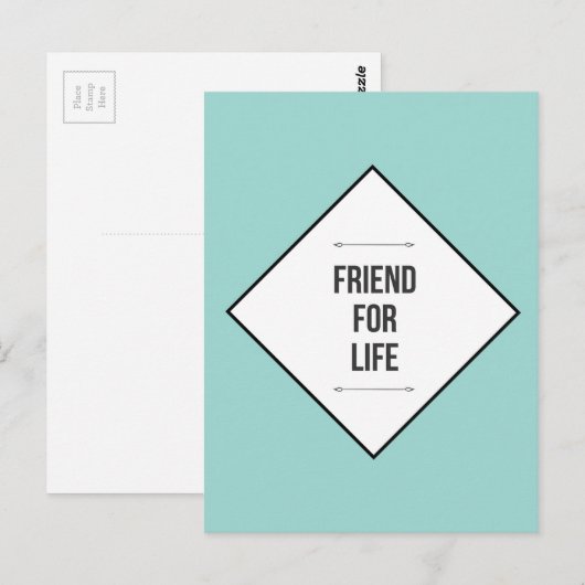 Lebensfreunde Postkarte (Vorne/Hinten)