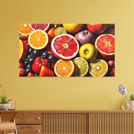 LEBENSFRÜCHTE LEINWANDDRUCK (Insitu (Wohnzimmer))