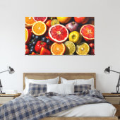 LEBENSFRÜCHTE LEINWANDDRUCK (Insitu (Schlafzimmer))