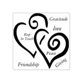 Lebensgedanken Gummistempel (Prägung)