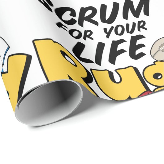 Lebensgefahr Geschenkpapier (Rolleneckpunkt)