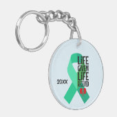 Lebensgefährlich erhalten Nierentransplantation Schlüsselanhänger (Vorderseite links)