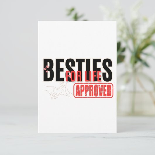 Lebensgefälligkeit Einladung (Stehend Vorderseite)