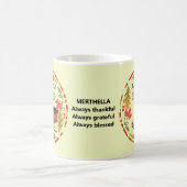 LEBENSGEFÜHL Danksagend Christlich Kaffeetasse (Mittel)